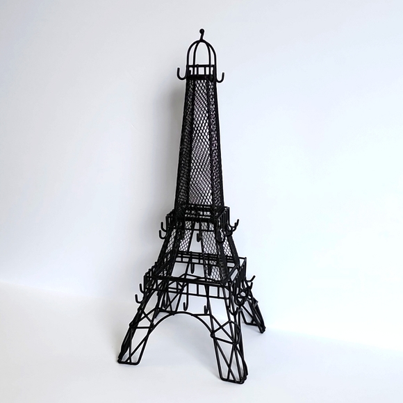 Eifel Tower Coated Metal Jewelry Organizer Decor - Picture 9 of 9